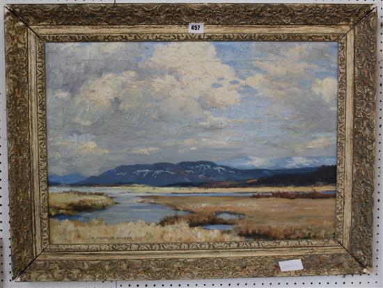 H.Cameron Wilson, oil coastal landscape